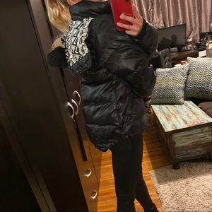 Jeremy Scott RARE Faux Fur hooded Puffer jacket. S